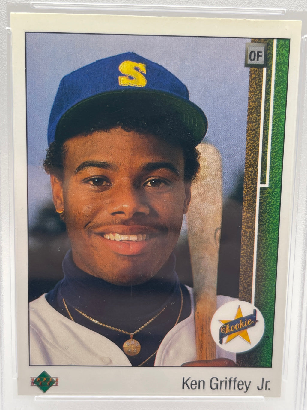 1989 Upper Deck Ken Griffey Jr Star Rookie Card PSA 7