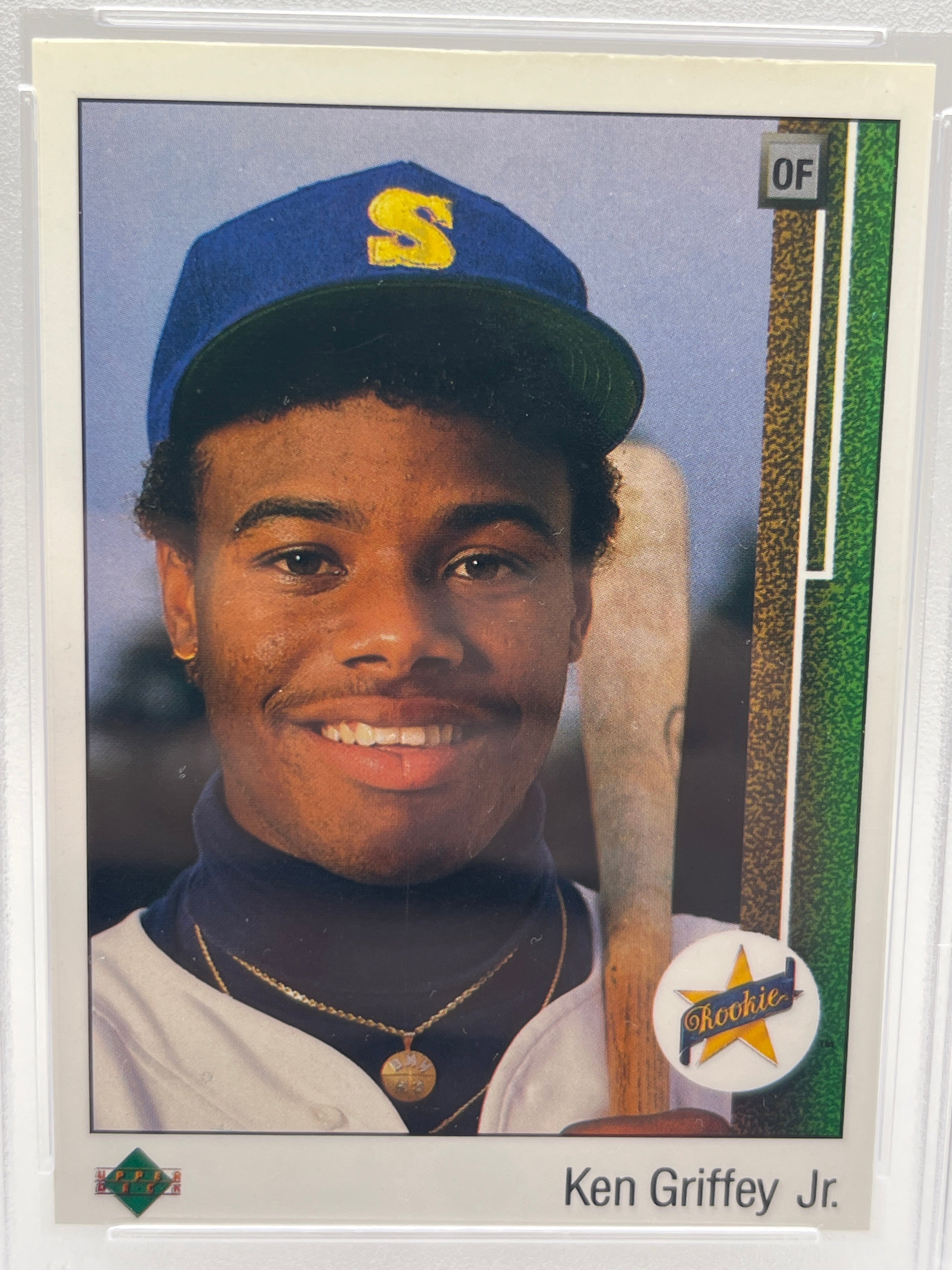 1989 Upper Deck Ken Griffey Jr Star Rookie Card PSA 7