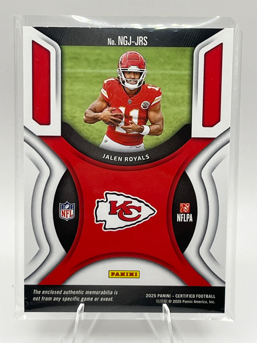 2025 Panini Certified Jalen Royals Two Color Patch /25 New Generation Rookie