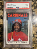 1986 Topps Vince Coleman PSA 7 Rookie Card