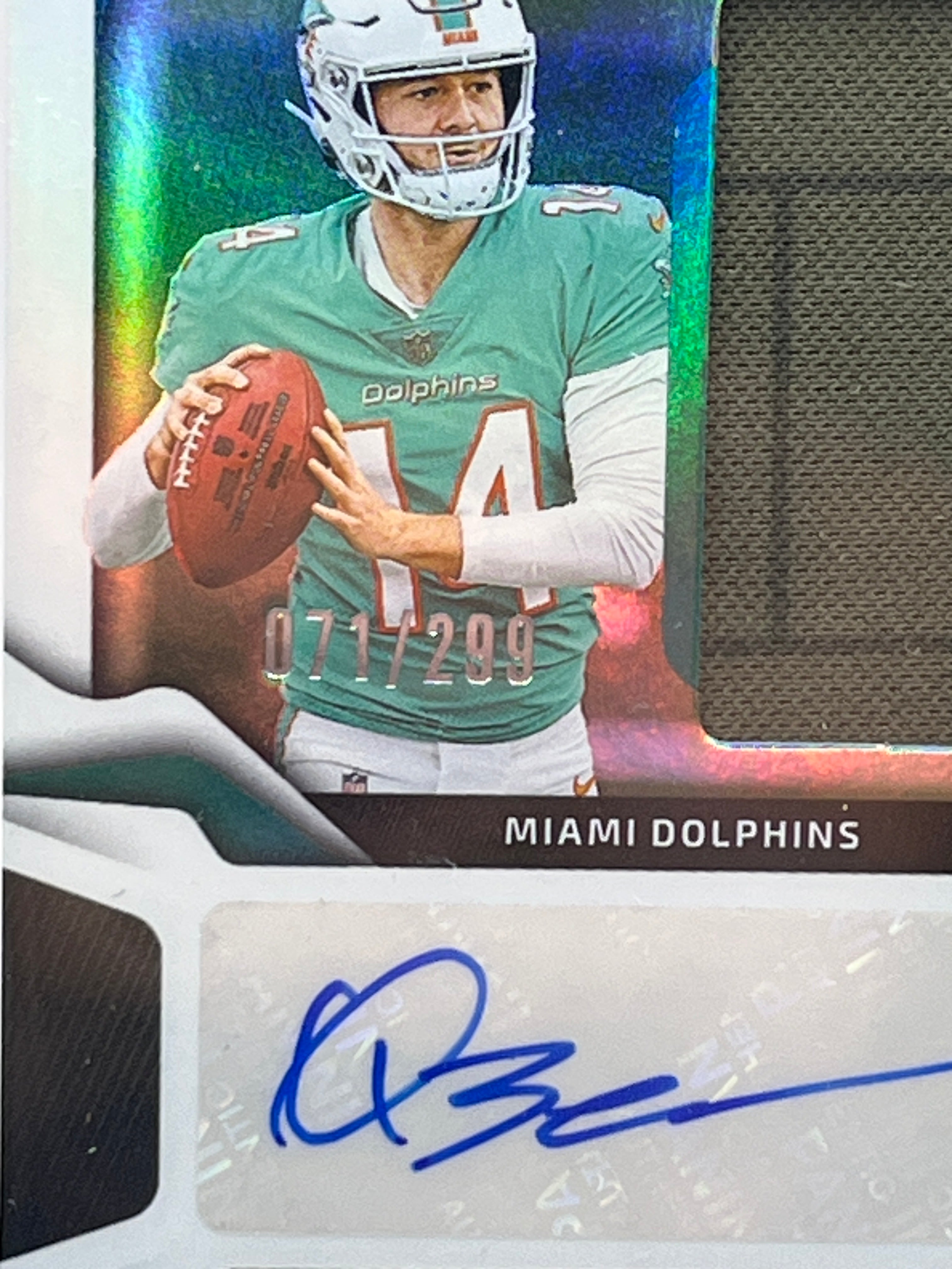 2025 Panini Certified Quinn Ewers Patch Auto /299 Freshman Fabric Rookie Card