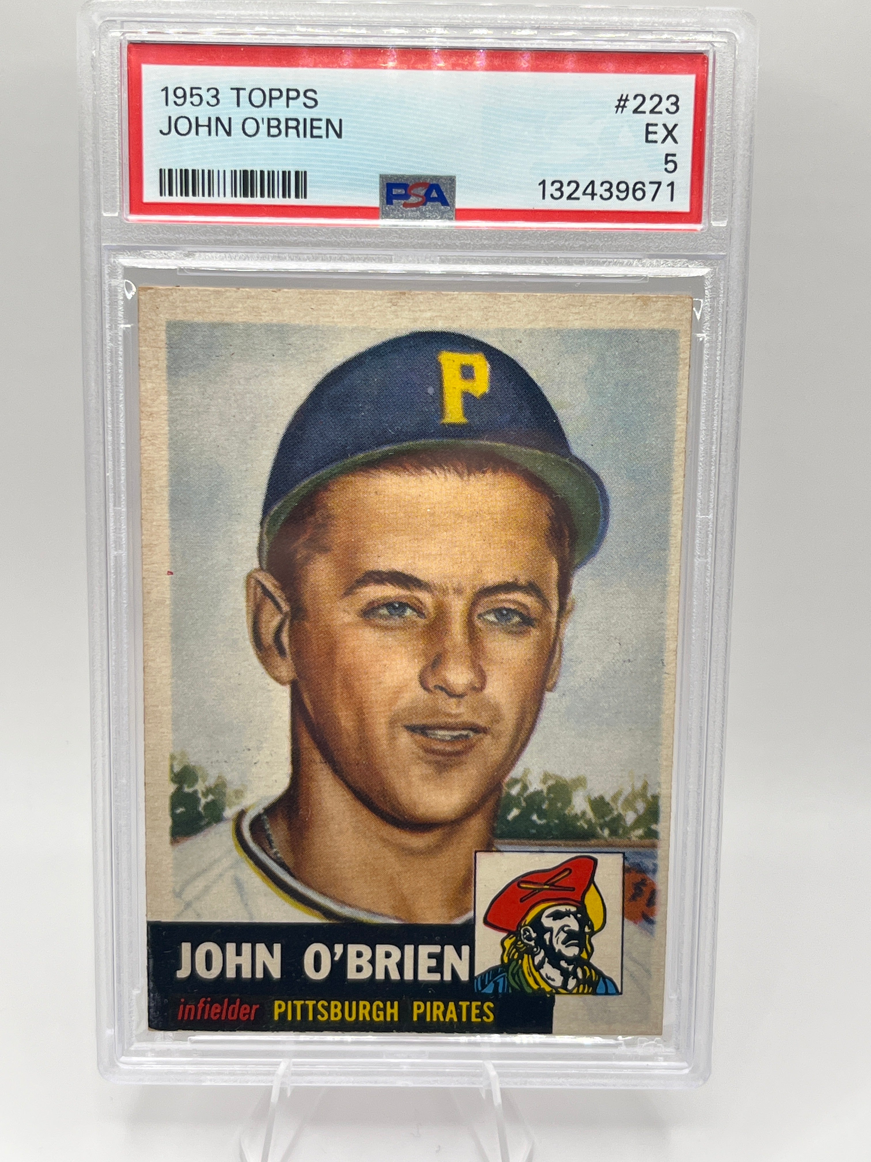 1953 Topps John O’Brien PSA 5