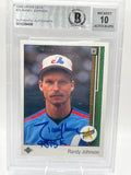 1989 Upper Deck Randy Johnson Auto Rookie BGS 10 Star Rookie Authentic Autograph