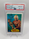 1985 Topps Hulk Hogan Auto Grade PSA 10