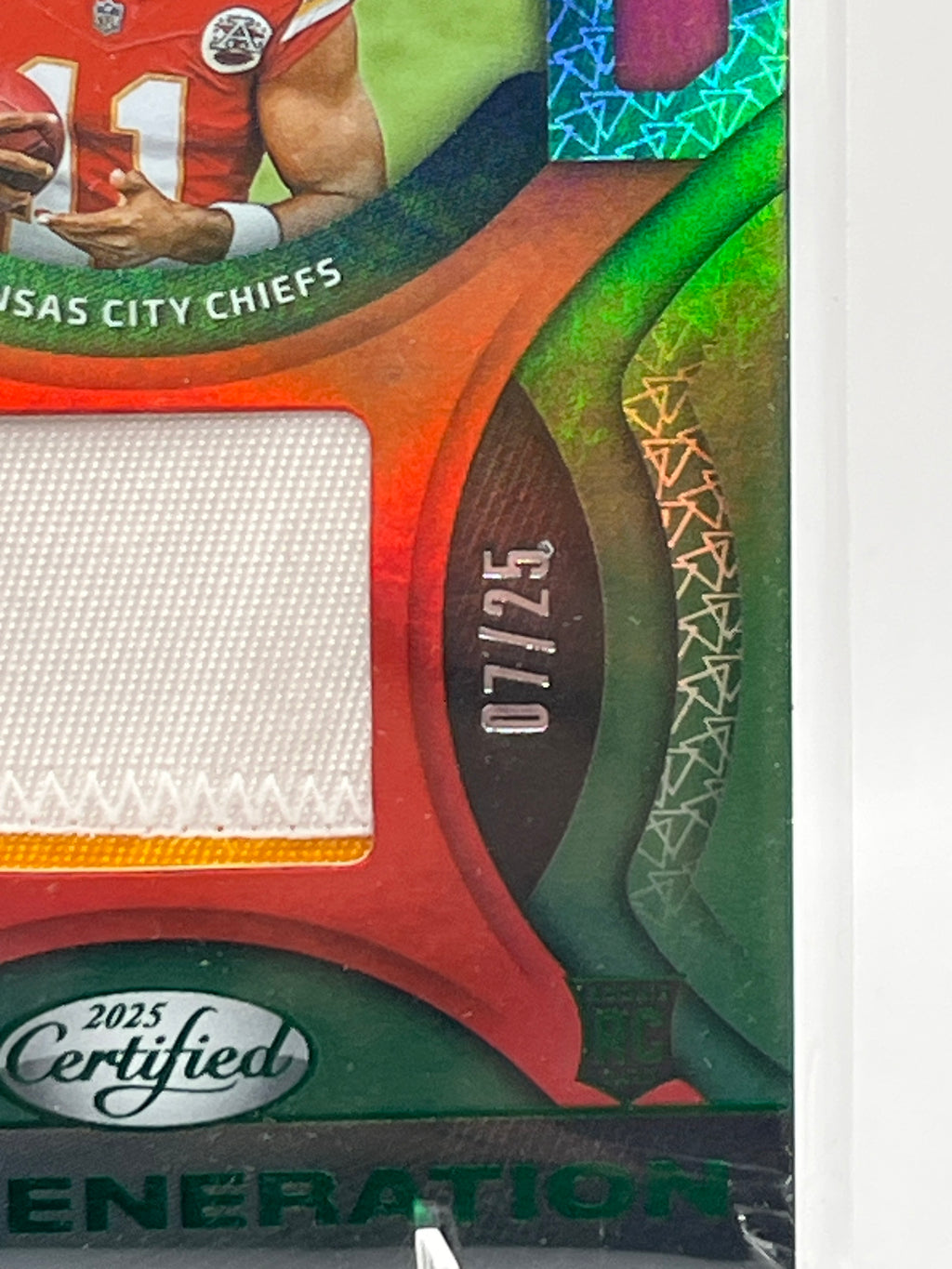 2025 Panini Certified Jalen Royals Two Color Patch /25 New Generation Rookie