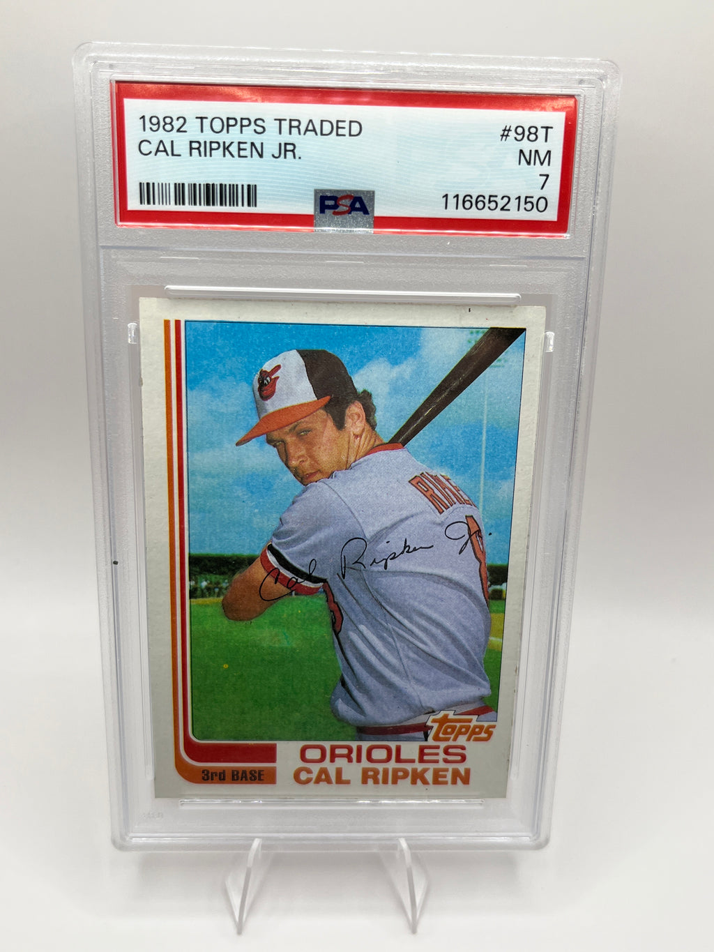 1982 Topps Traded Cal Ripken Jr. PSA 7 #98T