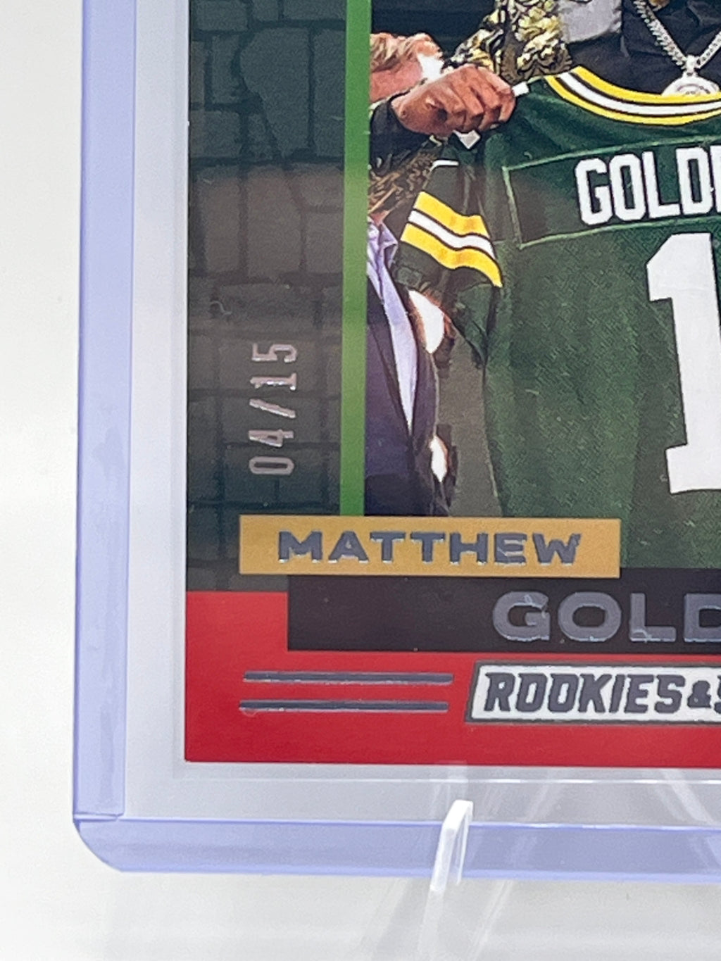 2025 Panini Rookies and Stars Matthew Golden /15 SSP Draft Class Rookie Card #5