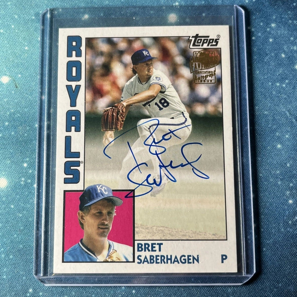 2025 Topps Archives Bret Saberhagen Auto - On Card!