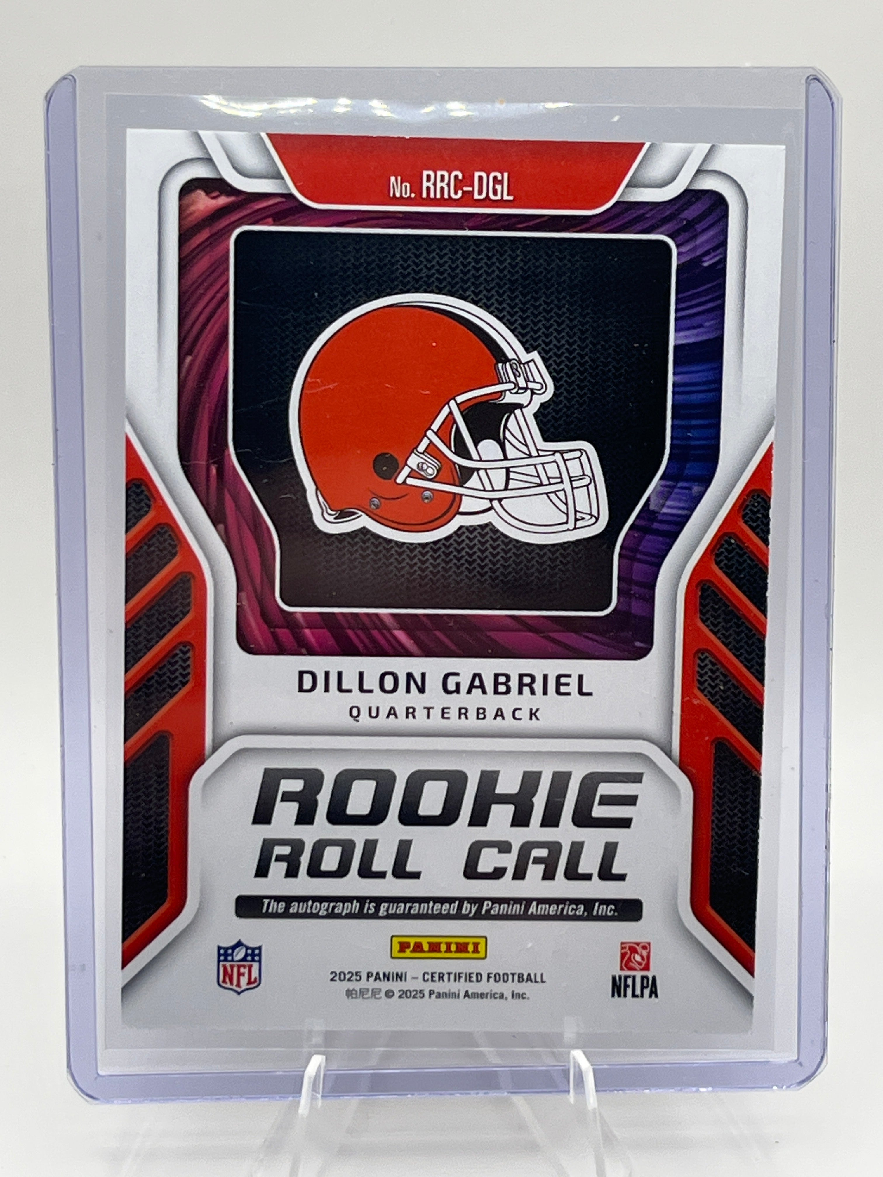 2025 Panini Certified Dillon Gabriel Rookie Auto /125 Rookie Roll Call