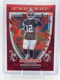 2025 Panini Rookies and Stars Shedeur Sanders /99 Crusade Insert Rookie Card