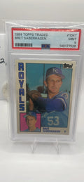1984 Topps Bret Saberhagen PSA 9 Rookie Card
