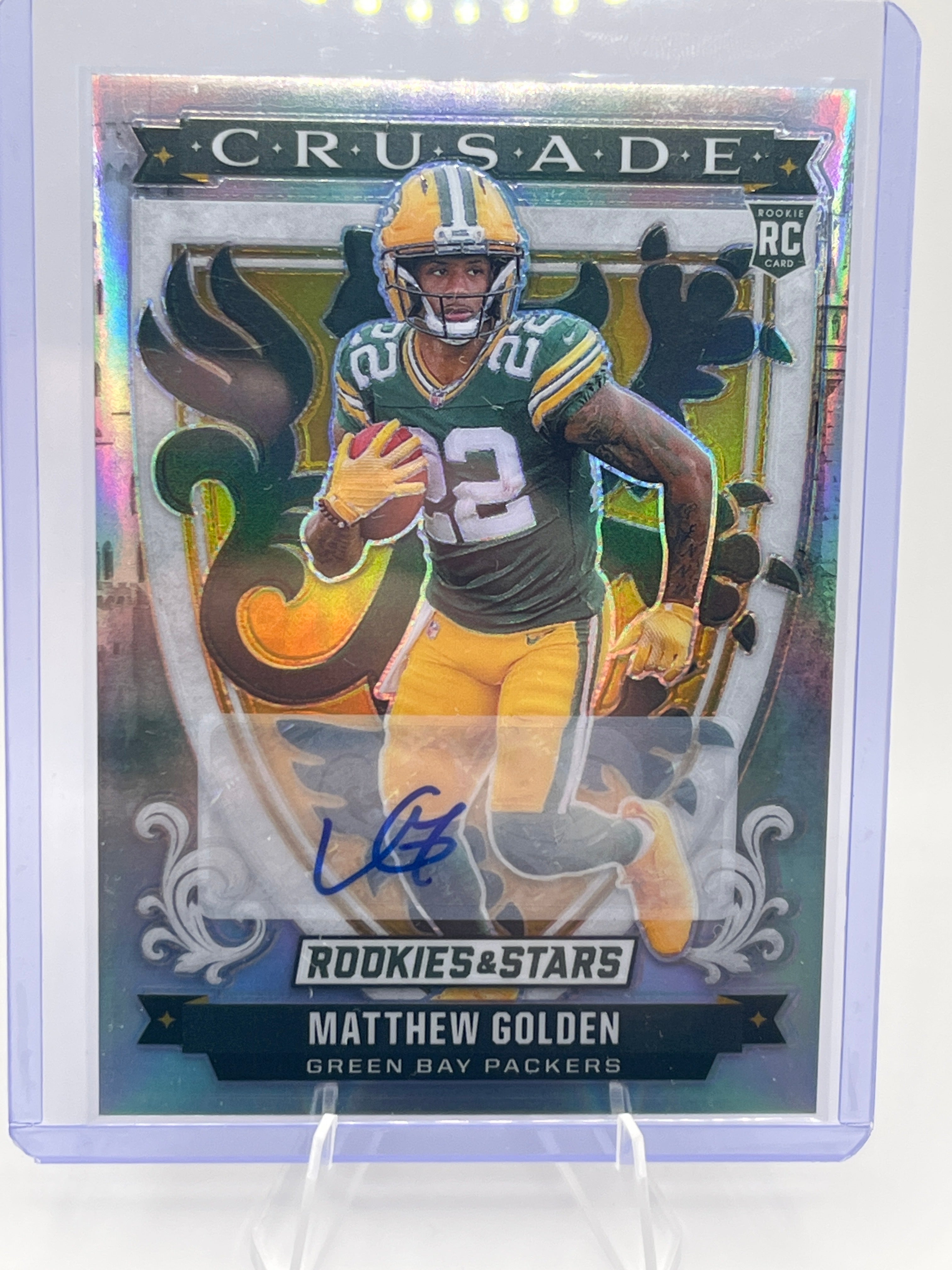 2025 Panini Rookies and Stars Matthew Golden Crusade Auto /99 Rookie Card