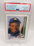 1989 Upper Deck Ken Griffey Jr Autographed Rookie Card PSA Authentic Auto 10