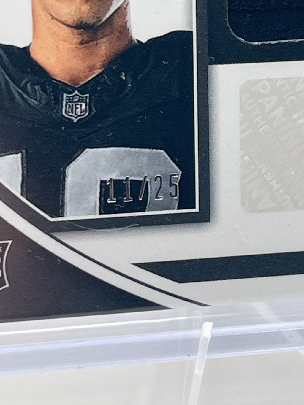 2025 Panini Rookies and Stars Jack Bech Patch Auto /25 Freshman Orientation (Cool Patch)