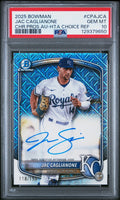 2025 Bowman Chrome 118/150 Jac Caglianone Auto PSA 10 - HTA Choice Refractor Flawless / Gorgeous Rookie Card!