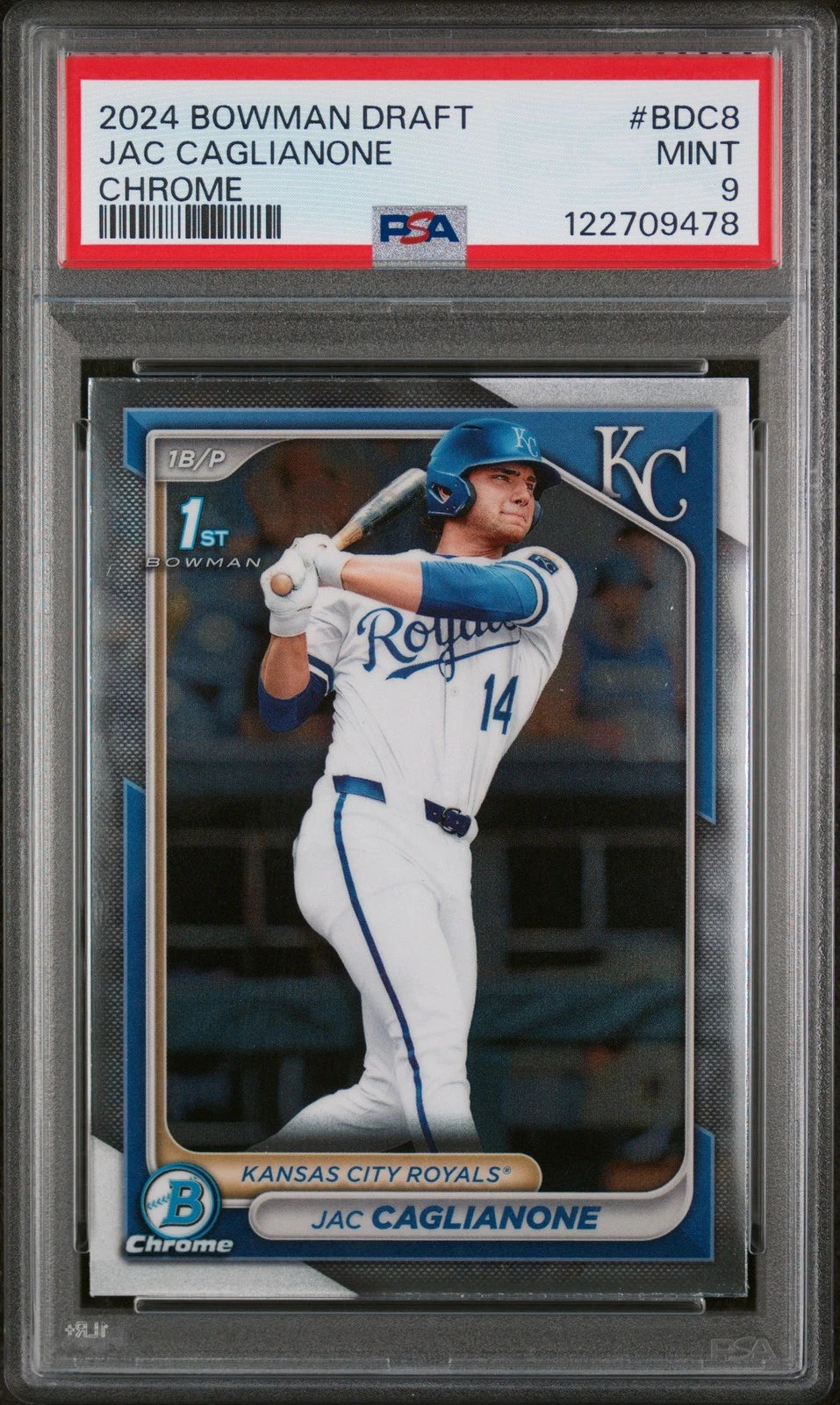 2024 Bowman Draft Chrome Jac Caglianone PSA 9 Rookie Card - #BDC8