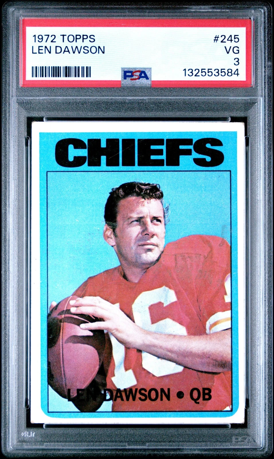 1972 Topps Len Dawson PSAS 3 #245