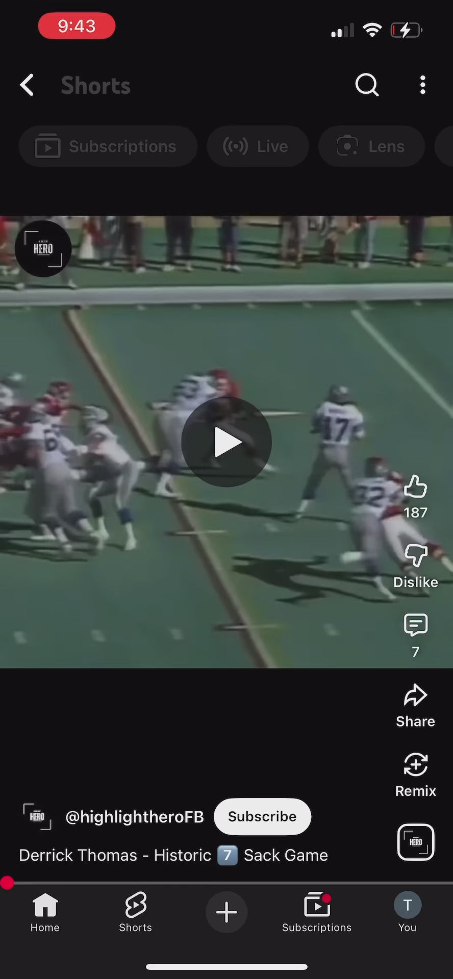 1989 Score Derrick Thomas Rookie Card PSA 9 #258